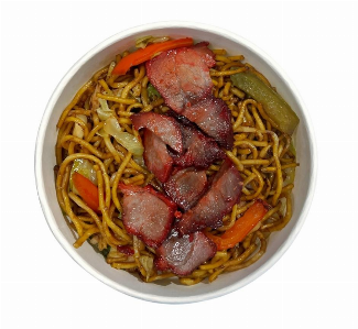 Stir Fry Noodles & BBQ Pork